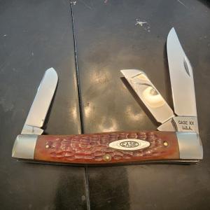 Case xx 6375 USA 65-69 reddish colored bone near mint