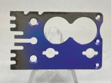 MIKE SNODY Custom Purple & Blue Titanium Two Finger Crisis Card