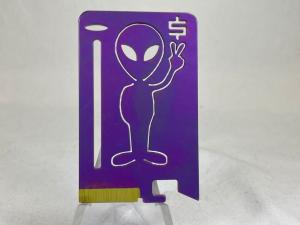 MIKE SNODY Custom Purple Titanium Alien Crisis Card