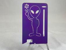 MIKE SNODY Custom Purple Titanium Alien Crisis Card
