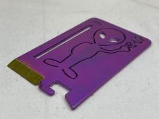 MIKE SNODY Custom Purple Titanium Alien Crisis Card