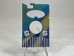MIKE SNODY Custom Rainbow Titanium Crisis Comb