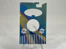 MIKE SNODY Custom Rainbow Titanium Crisis Comb