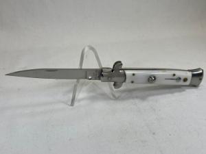 MILANO White Automatic Stiletto