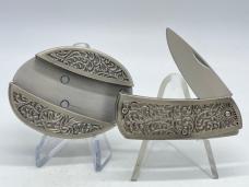 BELT ART KNIFE China BK-03 Hidden Knife Belt Buckle w/ OMP Box
