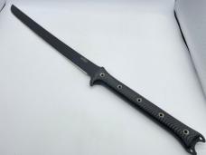 SWAMP RAT Rodent Waki Black Coated Black G10 Combat Sword w/ Sheath