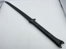 SWAMP RAT Rodent Waki Black Coated Black G10 Combat Sword w/ Sheath
