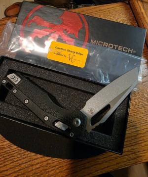 Microtech Standard Issue MSI RAM-LOK Tri-Grip Folder Apocalyptic M390MK 210T-10APPMBK