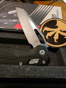 Microtech Standard Issue MSI RAM-LOK Tri-Grip Folder Apocalyptic M390MK 210T-10APPMBK
