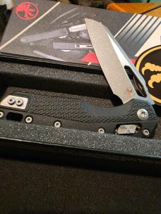 Microtech Standard Issue MSI RAM-LOK Tri-Grip Folder Apocalyptic M390MK 210T-10APPMBK