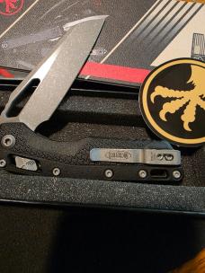 Microtech Standard Issue MSI RAM-LOK Tri-Grip Folder Apocalyptic M390MK 210T-10APPMBK