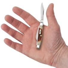 Case Red Stag Small Stockman Genuine Bone
