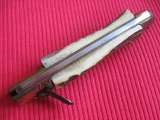 Vintage "OTHELLO" Red Stag Leverlock Switchblade Knife