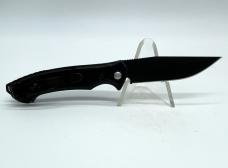 BEAR OPS USA Black Drop Point Button Lock Automatic