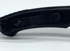 BEAR OPS USA Black Drop Point Button Lock Automatic