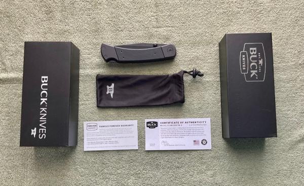 Buck 110 Folding Hunter Knife Buck Of The Month August 2026 0110BKSBOTM-B MIB Buck 110 Folding Hunter Knife Buck Of The Month August 2026 0110BKSBOTM-B MIB