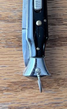 Rare Rizzuto Estileto Milano Wasp Body Mustache Swing Guard Switchblade Knife 