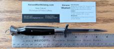 Rare Rizzuto Estileto Milano Wasp Body Mustache Swing Guard Switchblade Knife 