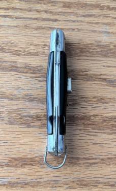 Rare Rizzuto Estileto Milano Wasp Body Mustache Swing Guard Switchblade Knife 