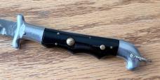 Rare Rizzuto Estileto Milano Finger Groove and Fixed Guard Switchblade Knife