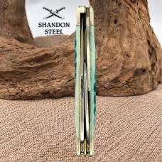 Case XX USA 2022 Jade Bone 3 Blade Large Stockman Folding Pocket Knife 48939