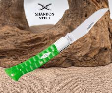 CASE XX USA BRIGHT GREEN GATOR JIG CASE AXE HANDLE KNIFE 11445 (BR61135SS) NIB