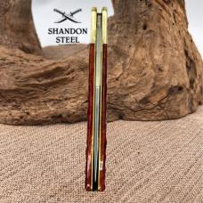 Case XX USA 2026 AXE Handle Pocket Worn Mahogany Bone Peach Seed Jig 44250