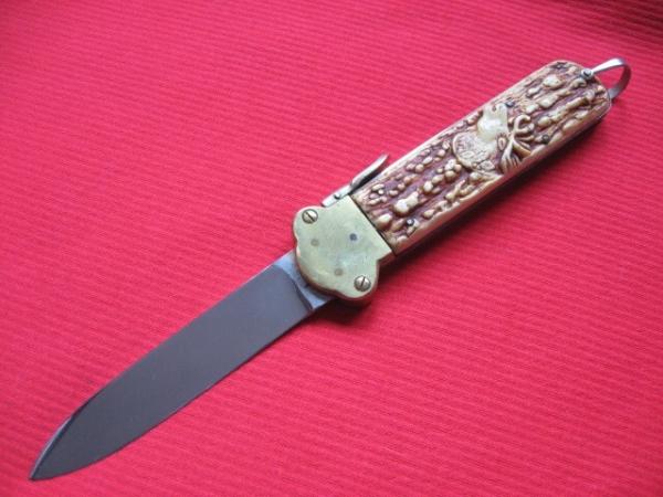 RARE Vintage Large French Eclair Gravity OTF Knife RARE Vintage Large French Eclair Gravity OTF Knife