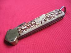 RARE Vintage Large French Eclair Gravity OTF Knife