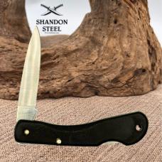 Case XX USA 059L SSP Single Blade Lockback Pocket Knife Black Zytel Handles (13)