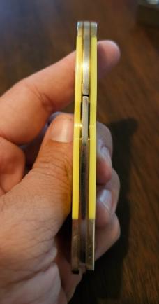 2005 Case XX Yellow Synthetic Copperlock- Wharncliffe CV  