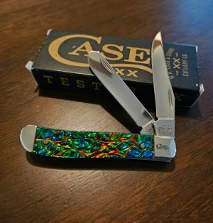 2022 Case XX Black Sea Dichrolam mini-trapper