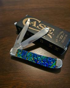 2022 Case XX Black Sea Dichrolam mini-trapper