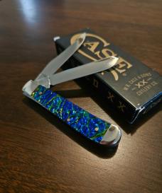 2022 Case XX Black Sea Dichrolam mini-trapper