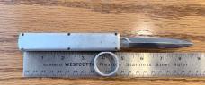 Vintage Tomb Raider Out The Front (OTF) Switchblade Knife, Used