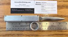 Vintage Tomb Raider Out The Front (OTF) Switchblade Knife, Used