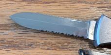 Vintage Black Hand 666 Out The Front (OTF) Switchblade Knife, Used