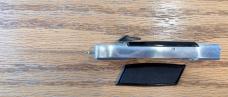 Vintage Black Hand 666 Out The Front (OTF) Switchblade Knife, Used
