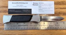 Vintage Black Hand 666 Out The Front (OTF) Switchblade Knife, Used