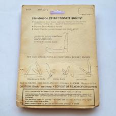 Vintage Sears Craftsman USA 95075 Lockback Folding Pocket Knife MIP NOS Sealed