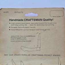 Vintage Sears Craftsman USA 95075 Lockback Folding Pocket Knife MIP NOS Sealed