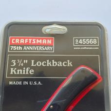 Craftsman 75th Anniversary USA Lockback Knife 945568 Zytel Special Edition MIP NOS