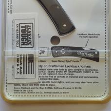 Craftsman 75th Anniversary USA Lockback Knife 945568 Zytel Special Edition MIP NOS