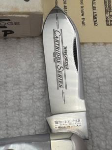 Winchester Trademark Cartridge Series W18 18122 45-70 3 Blade Whittler