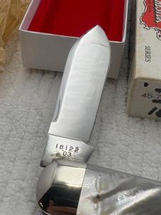 Winchester Trademark Cartridge Series W18 18122 45-70 3 Blade Whittler