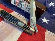 Schatt & Morgan Swing Guard / Cheetah (mdl# 061 81L) w/ Great Winter Bottom Bone Handles -NOS