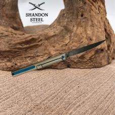 Klaken B13 Regent Edc Black Tanto, Great Gentleman/Suit Knife, D2, Carbon Fiber