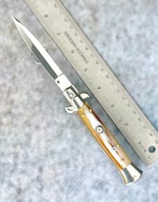 9" Frank B. Dagger Blade w/ Coffee and Cream Scales - Like New