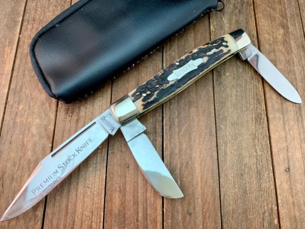 Marbles Germany Premium Stockman Knife Beautiful Stag 90-95 era Marbles Germany Premium Stockman Knife Beautiful Stag 90-95 era