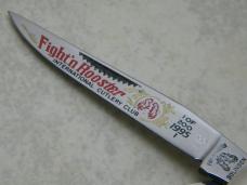 Fight'n Rooster Germany Stag Reverse Muskrat Jack Knife 1995 International Cutlery Club 1 of 200
